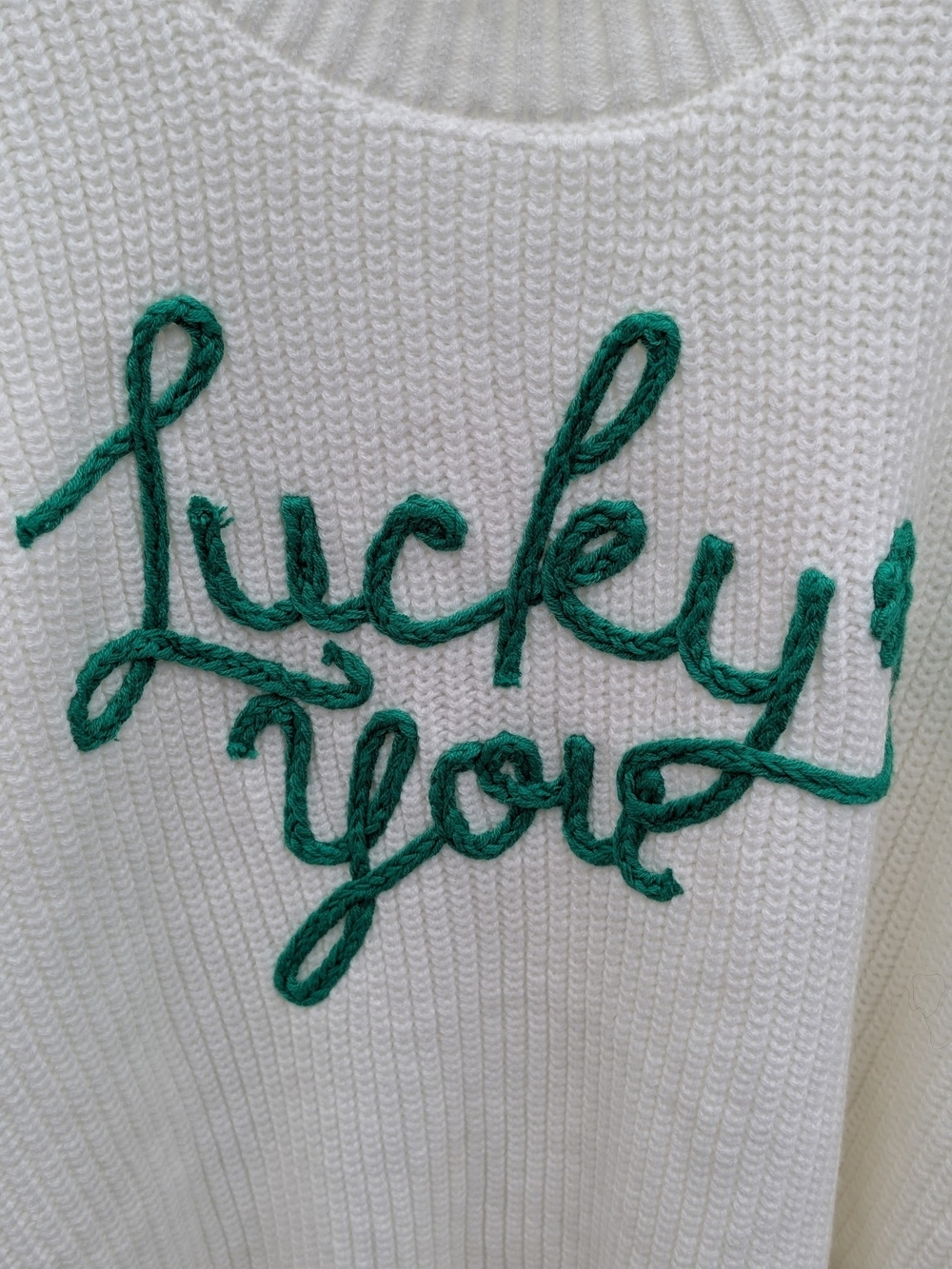 Torrid "Lucky You" Crewneck Pullover Sweater. - Picture 7 of 8